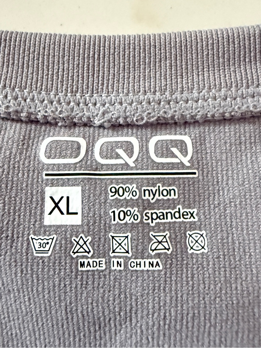 OQQ women tee  in taupe size - XL